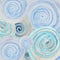 Watercolor abstract background with spiral swirls