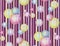 Watercolor abstract seamless violet pattern with bubbles
