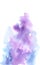 Watercolor abstract white, blue and purple gradient background