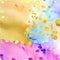 Watercolor, alcohol ink fluid wallpaper with gold, pink, purple and blue colors, luxury, rich grunge background with metal golden