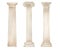 Watercolor antique column corinthian ionic doric order, Ancient Classic Greek pillar set, Roman Columns, Architecture