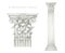 Watercolor antique corinthian column, Ancient Classic Greek Corinthian order, Roman Columns Clipart, Pillar Architecture