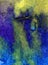Watercolor art abstract background sea ocean underwater world texture wet wash blurred fantasy
