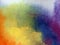 Watercolor art background abstract colorful textured rainbow