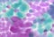 Watercolor Background. Abstract splashes. Purple, green, blue and violet Blobs