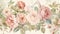 watercolor background classic rose garden