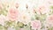 watercolor background classic rose garden