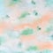 Watercolor background green coral peach