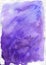 Watercolor background with paint purple drips
