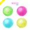 Watercolor balls