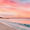 Watercolor Beach Sunsets Background - 1