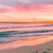 Watercolor Beach Sunsets Background - 1