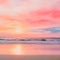 Watercolor Beach Sunsets Background - 1