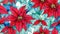 watercolor beautiful Poinsettia, creative tile seamless repeating pattern Generative AI