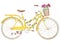 Watercolor bike bicycle