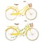 Watercolor bike bicycle