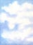 Watercolor blue sky background