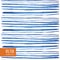 Watercolor blue strips