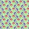 Watercolor bows. Seamless pattern for fabrics, paper, wallpaper