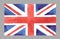 Watercolor British Flag. Vector EPS 10