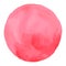 Watercolor brush spot. Pink aquarelle abstract background