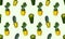 Watercolor cactus seamless pattern. Watercolor cactuses, hand-drawn cacti set isolated. Funny cartoon sketch