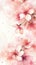 Watercolor Cherry Blossoms Artwork. Artistic watercolor rendition of cherry blossoms in bloom