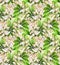 Watercolor chestnut seamless pattern
