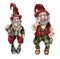 Watercolor Chistmas Eve with gnomes