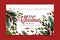 watercolor christmas landing page vector design