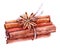 Watercolor cinnamon sticks spice  illustration isolated