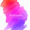 Watercolor colorful stain background vector design illustration