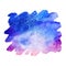 Watercolor colorful starry space galaxy nebula spot background vector