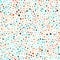 Watercolor confetti seamless pattern.