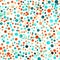 Watercolor confetti seamless pattern.