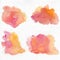 Watercolor coral pink splash, coral watercolor, pink watercolor, coral splash, pink splash