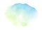 Watercolor creative light blue green brush stroke