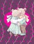 Watercolor Dancing Bears Illustration for Valentine\\\'s Day