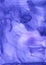 Watercolor deep blue liquid background. Aquarelle royal purple abstract backdrop. Stains on paper