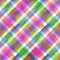 Watercolor diagonal stripe plaid seamless pattern. Colorful background