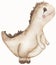 Watercolor dinosaur illustration for kids, cute dino animal clipart, nursery print