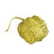 Watercolor drawing ball of thread isolated on white background. cute skein of woolen yarn for knitting. design element on the them