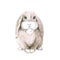 Watercolor drawing of a rabbit. Cute lop-eared hare isolated on white background.