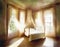 Watercolor of Dreamy Bedroom home house design