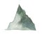 Watercolor element, fantasy mountain range