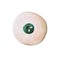 Watercolor eyeball with green pupil, Halloween decorative element.