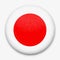 Watercolor Flag of Japan in the form of a round button