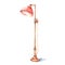 Watercolor Floor Lamp Illustration In Classic Style