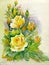 Watercolor Flower Collection: Roses