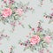 Watercolor flowers rose with peach. Floral seamless pattern.